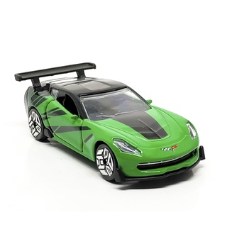 Majorette Transformer Collection Chevrolet Corvette GMTM - Crosshair Robot - Green Color / scale 1/60 (3") no Package