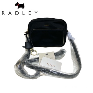 กระเป๋า RADLEY London Small Ziptop Crossbody ไนลอนสีดำ ✅แบรนด์แท้100% 📦ส่งฟรี