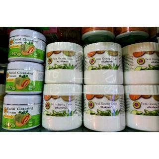 mook Herbs facial Cleaning Cream มุกสมุนไพร ครีมล้างหน้า (ถนอมผิว)