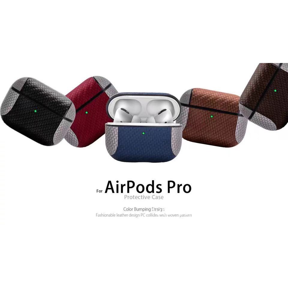 เคสปลอกหนัง  PU ลาย Airdods Pro หูฟังบลูทูธ ไร้สาย สำหรับ Apple รุ่นสาม ปลอกป้องกันหูฟังอย่างดี