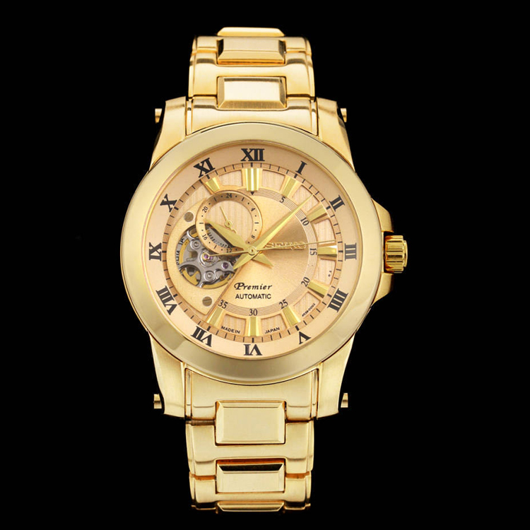 นาฬิกาข้อมืออัตโนมัติ Seiko Presage Series 23 สีทอง สําหรับผู้ชาย