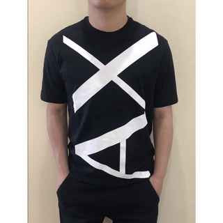 Armani Exchange Armani Ax เสื้อยืดแขนสั้นลําลอง พิมพ์ลายตัวอักษร สําหรับผู้ชาย