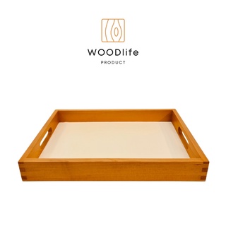 WOODlife ถาดเสิร์ฟ ถาดไม้ สไตล์มินิมอล ผลิตภัณฑ์ไม้ 100%