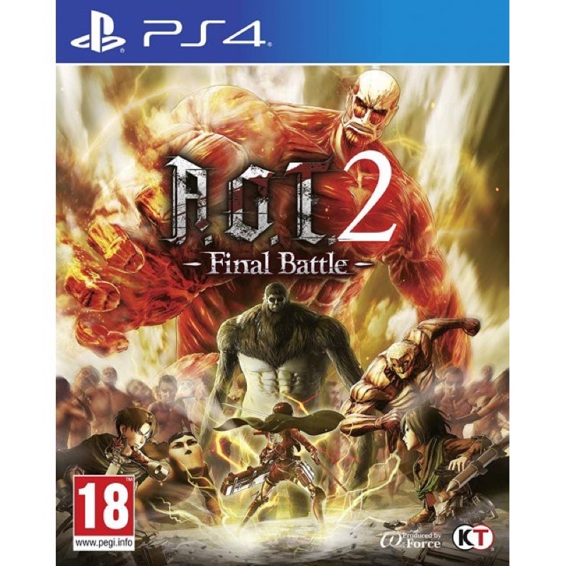 A.O.T 2 Attack on Titan PS4 : Final Battle (สินค้ามือ 2) (พร้อมส่ง)