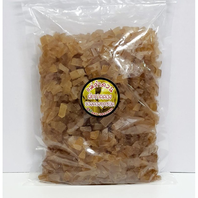 ไช้โป้วหวานกรอบ สีน้ำผึ้ง ชนิดหั่นลูกเต๋า