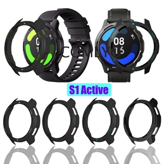 Xiaomi mi watch S1 Active เคส PC ป้องกัน ขอบ กันชน กรอบ กระจก ป้องกันหน้าจอ ฟิล์ม