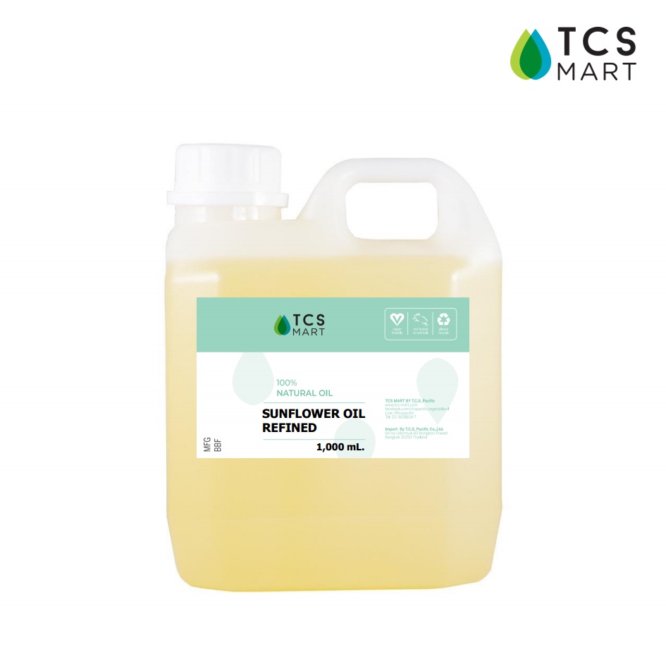 น้ำมันดอกทานตะวันสกัด 100% (Sunflower Oil Refined) 1000 ml.