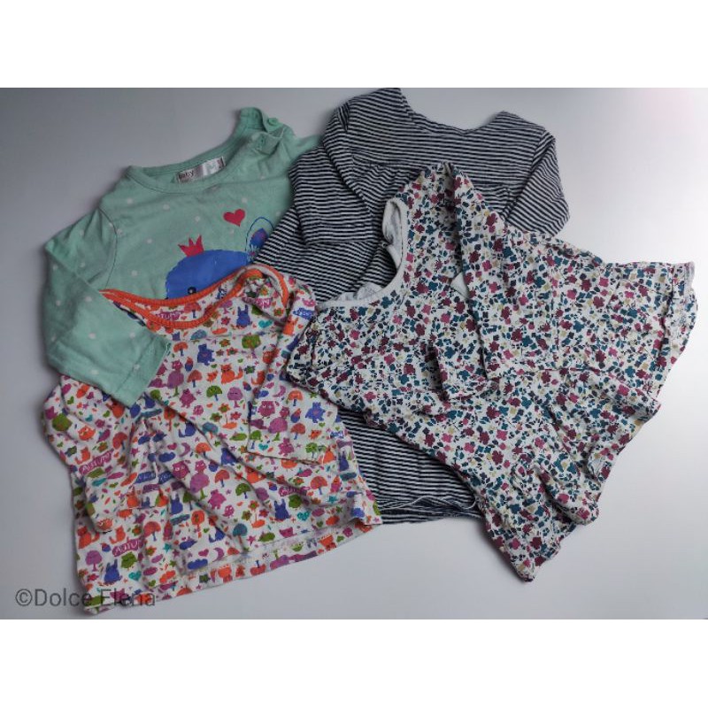 D0010 เสื้อ Bargain Bundle of Baby Girl 9-12 เดือน
