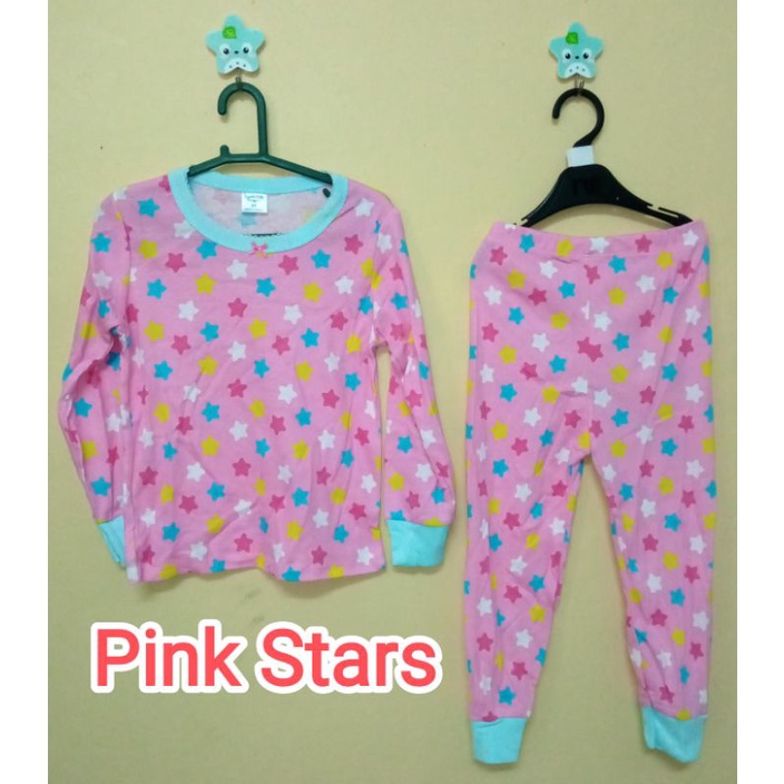 เด็กผู้หญิง pijama - 4-7Y Pink Stars