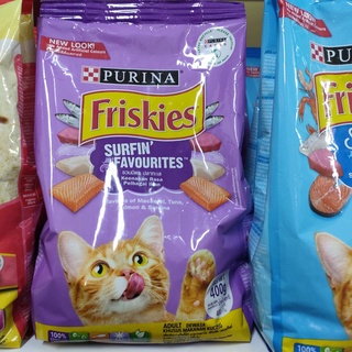 **ทำใหม่** 🐶🌸Pet4You🌸🐱ฟริสกี้ส์ 400 g ( Friskies ) อาหารแมว เพียวริน่า ฟริสกี้ อาหารแมวชนิดเม็ด ลูกแมว แมวเลี้ยงในบ้าน ร