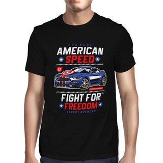 เสื้อยืด พิมพ์ลาย 1Tee American Speed Fight สําหรับผู้ชาย