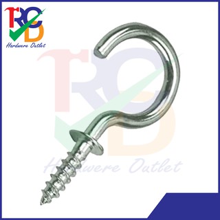 Screw Hook ( C )"Double Rabbit" Size.1-1/2" ตะขอตัว C (5pcs/Pack)