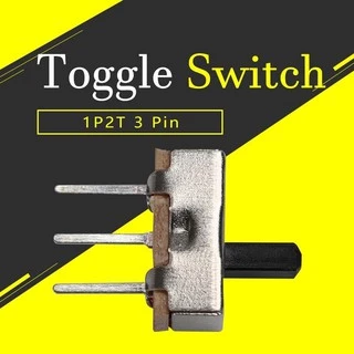1pcs Interruptor on-off Mini Slide Switch SS12D00G4 SPDT 1P2T 2 Position 3 Pin PCB Panel Vertical Toggle Switch Handle