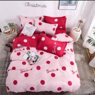 topshop_bed ชุดผ้านวม1 ชุด ครบ6ชิ้น ผ้าปู/ผ้านวม/ปลอกหมอน2/ปลอกหมอนข้าง2 ลาย #292