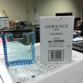 Versace man eau fraiche 100 ml กล่องเทสเตอร์ ไม่มีฝา