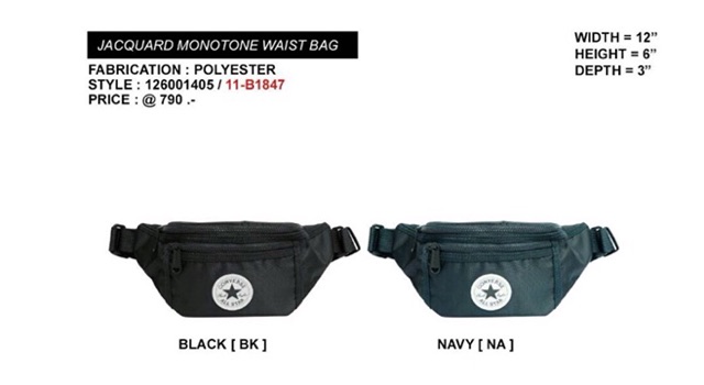 converse monotone waist bag