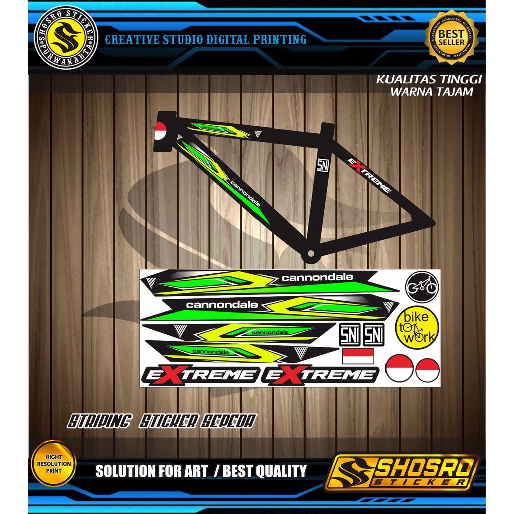 ALL MTB BIKE STRIPING / UNIVERSAL BIKE STICKER / VARIATIONS OF MOUNTAIN BIKE STRIPING / RELAXING BIK