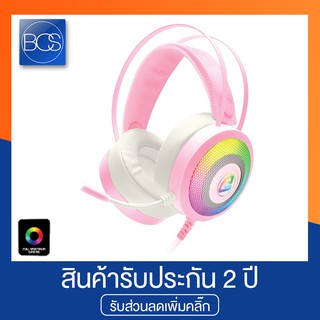 Signo E-Sport HP-824P Pink 7.1 Surround Sound Gaming Headphone USB หูฟังเกมมิ่ง