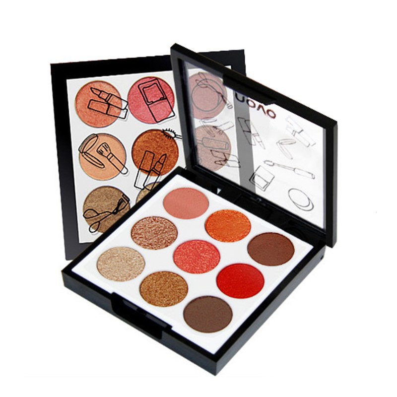 อายแชโดว์ Novo smooth eyeshadow palette secret 9 color อายแชโดว์พาเลททาตา 9 ช่อง