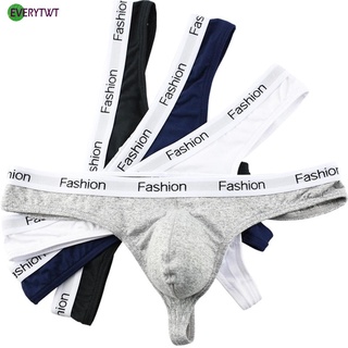 Sexy Mens Thong Briefs Underwear Low Waist Breathable G-String Bottom T-Back