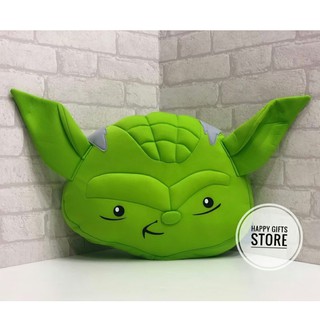 STAR WAR หมอนหน้า โยดา สตาร์วอล Yoda POP  ถอดซักได้  สีเขียว