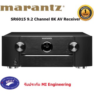 Marantz SR6015 9.2 Channel 8K AV Receiver with 3D Audio, HEOS Built-in and Voice Control