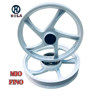 ล้อแม็ก(Racing HL) 14"  MIO/Fino  สีขาวล้วน WL5 รหัสสินค้า017050