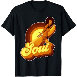 เสื้อยืด พิมพ์ลาย Funk Afro Soul 70S สวมใส่สบาย สําหรับผู้ชาย