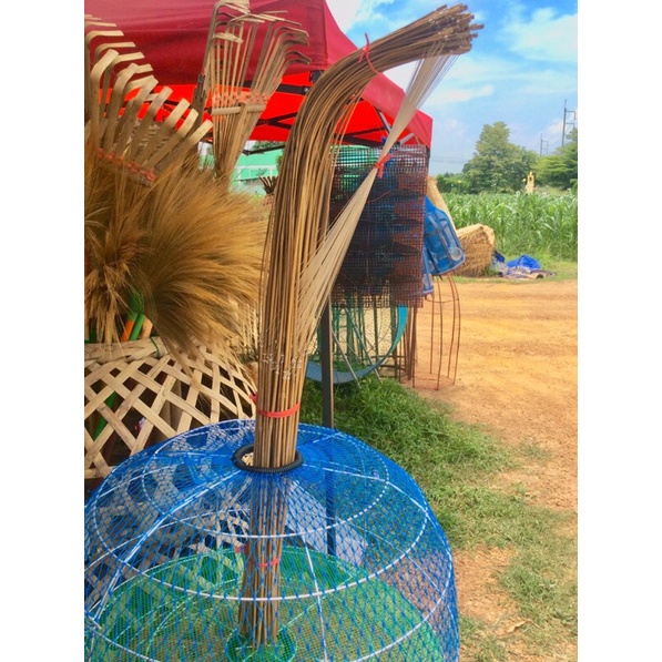 10หลัง=39฿เบ็ดปักคันนา ไม้ไผ่ เบ็ดตกปลา ความยาวคัน 90 cm