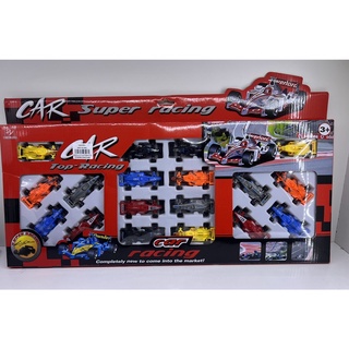 โมเดลรถพลาสติก รถเเข่ง รถของเล่น Super racing   scale 1/64 ชุด 19คันมีหลากหลายเเบบให้เลือก โมเดลรถราคาถูก ส่งทุกวัน 🚗🚕