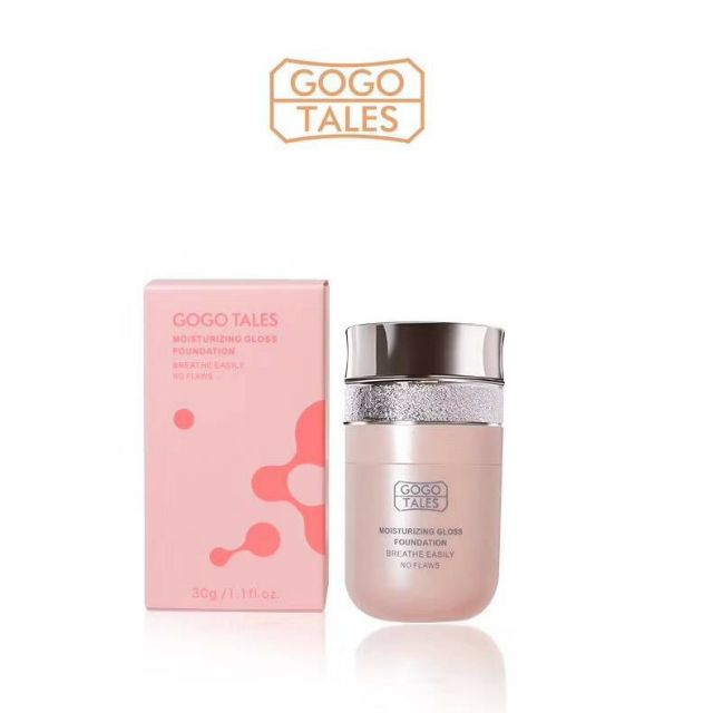 🔥ส่งฟรี J&T เก็บเงินปลายทาง แท้/พร้อมส่ง GOGO TALES MOISTURIZING GLOSS FOUNDATION