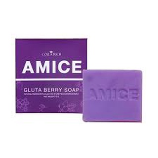 สบู่ เอมิส AMICE GLUTA BERRY SOAP  (สบู่ผิวเผือก) 70g.