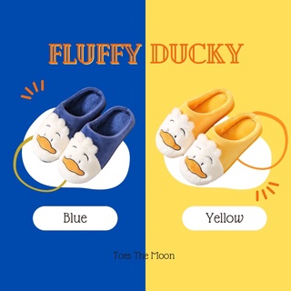 (พร้อมส่ง) Fluffy Ducky Slipper - รองเท้าสลิปเปอร์ขนปุย