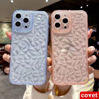 COVET compatible for เคสไอโฟน11 เคสไอโฟน เคสซิลิโคน เคสกันกระแทก เคสโทรศัพท์ซิลิโคนนิ่มแบบใสสำหรับเจาะแฟลชแบบใสเหมาะสำหรับ เคส compatible for ไอโฟน13 11 12 Pro Max X XS MAX XR 7 8 Plus SE 2020