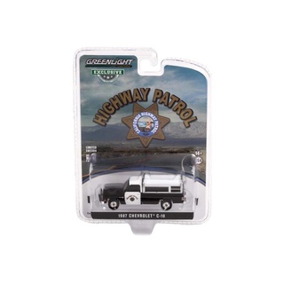 Greenlight 1/64 Exclusive Highway Patrol 1987 Chevrolet C-10 30294