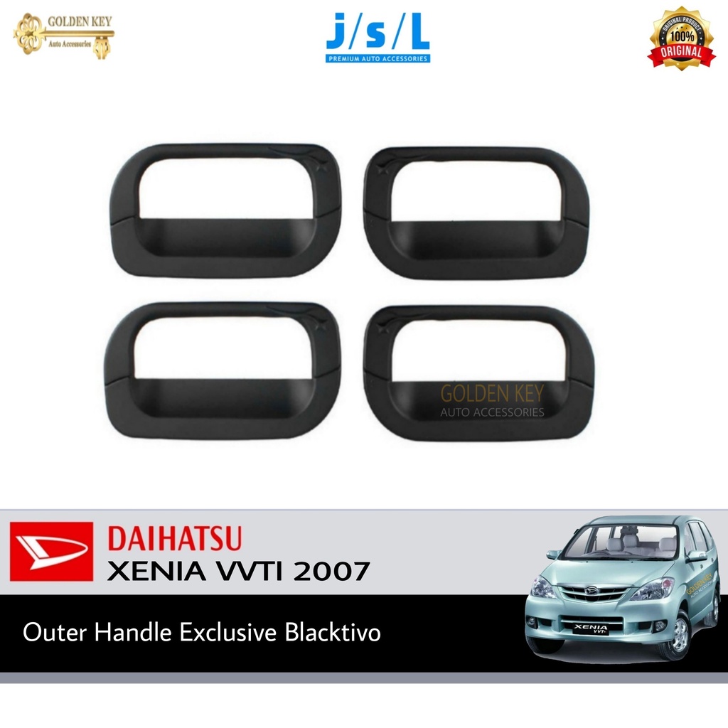 JSL ที่จับด้านนอก Xenia VVTI 2007 ชามประตู Blacktivo สุดพิเศษ
