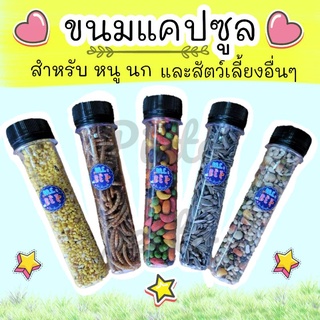 **ขายดีจัด**ขนมแคปซูล ขนมสำหรับสัตว์ฟันแทะ นก และสัตว์เล็กอื่นๆ