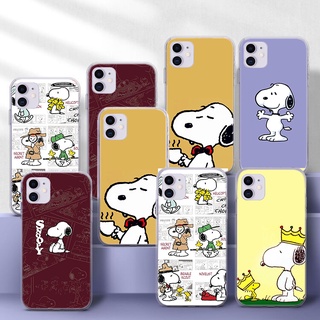 เคสโทรศัพท์มือถือแบบนิ่ม ใส ลายการ์ตูนสนูปปี้ 273C สําหรับ iPhone 5 5S SE 2020 6 6S 7 8 Plus X