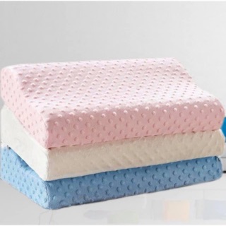 หมอนเมมโมรี่ลายดอท Memory Foam หมอนเมมโมรี่เด็กโต , ผู้ใหญ่(ขนาด50*30cm)