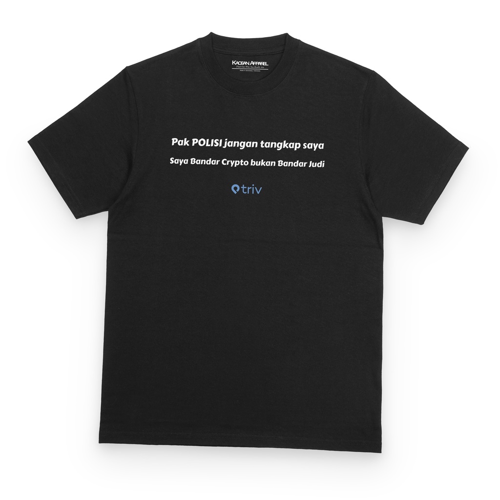 เสื้อยืด Crypto "Bandar Crypto Triv Exchage" - Collaboration Triv Exchage/เสื้อยืดสกุลเงิน/เสื้อยืด 