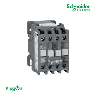 Schneider LC1E1210M5 แมกเนติก คอนแทกเตอร์ 3 เฟส รุ่น LC1E 12A, 5.5kW แรงดันคอย์ 220VAC, EasyPact TVS contactor 3P(3 NO)