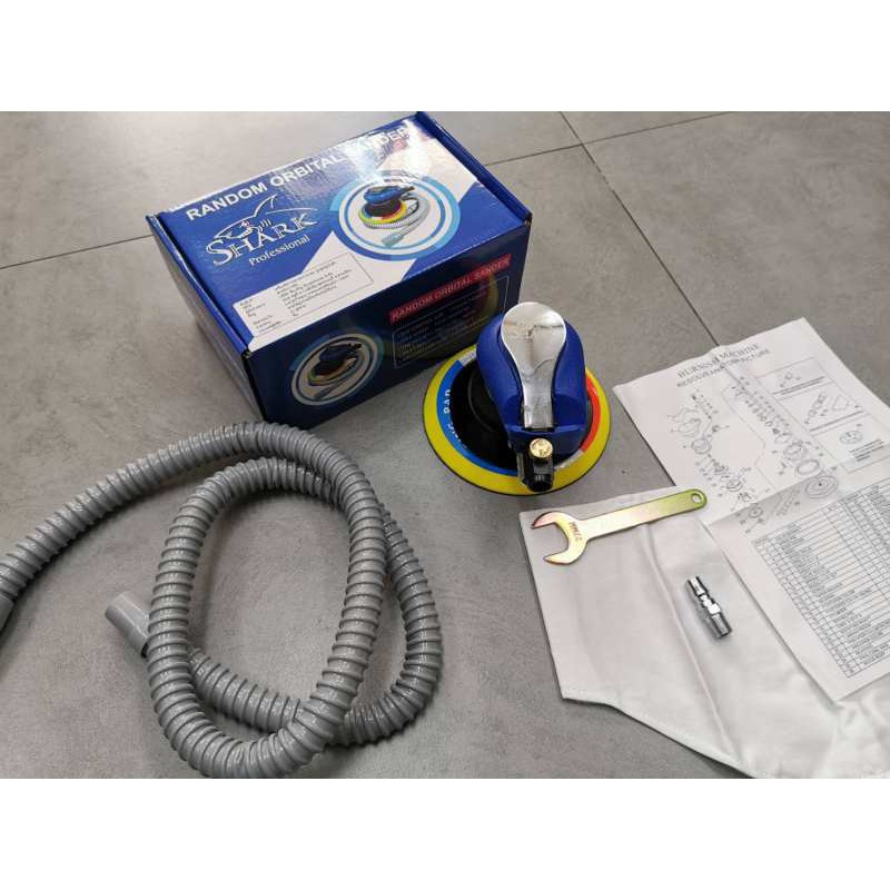 STARWAY รุ่นใหม่ เครื่องขัดลม AT980-6-STW / AT980-6-SHARK ( ขัดกระดาษทรายลม )  ขนาด 6 นิ้วของแท้ พร้