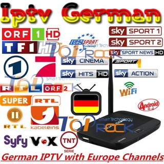 IPTV for Germany ดูทีวีประเทศเยอรมัน 80 ช่องและทางยุโรป &amp; อาหรับ กว่า 1,500 ช่อง