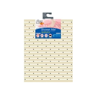 Poly-Brite โพลี-ไบรท์ Shower Mat แผ่นรองกันลื่น 62x45 ซม.