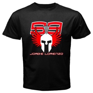 ขายดี เสื้อยืด พิมพ์ลาย Jorge Lorenzo Land 99 Spartan Moto Gp สีดํา เข้ากับทุกการแต่งกาย สไตล์คลาสสิก สําหรับผู้ชาย LNfe