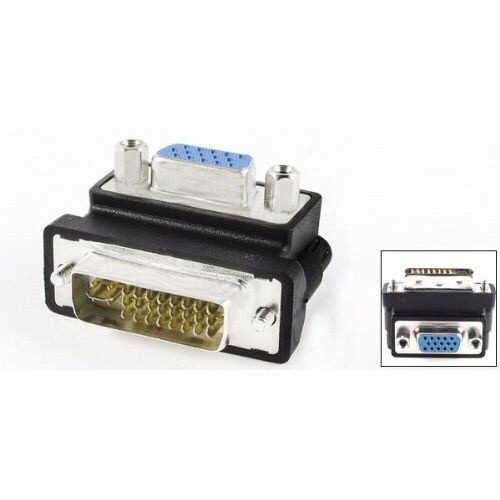 DVI DVI-I Male 24 5 Pin to VGA Female Video Converter Adapter M/F LCD HDTV