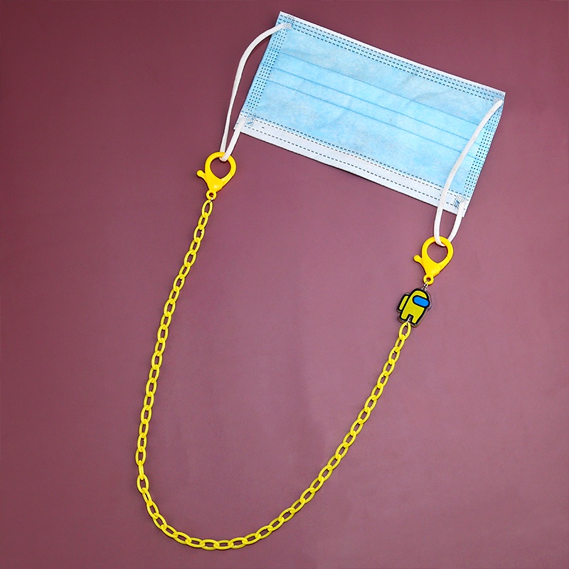 สายโซ่คล้องแว่นตา หน้ากากอนามัย หลากสีสัน แฟชั่นสําหรับชาย และหญิง - รูปที่ 2
