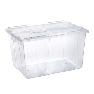 🔥สินค้าขายดี!! GKK PRO กล่องพลาสติกใสพร้อมฝาปิด รุ่น HL30156 45 ลิตร ขนาด 55 x 39 x 32.5 ซม. สีใส 🚚พิเศษ!!✅