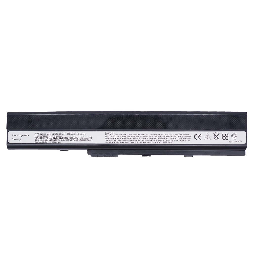 แบตเตอรี่โน๊ตบุ๊ค Asus A32-K52 A32-N82 Notebook battery A42 A42J A52 K42 K42J K52 K52J K52F X42DQ X4