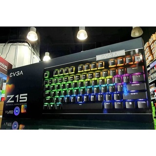 (ใหม่แท้มีประกัน)KEYBOARD EVGA Z15 RGB GAMING KEYBOARD [LINEAR SWITCH] EN LAYER